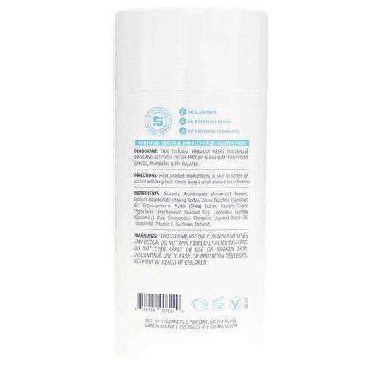 Natural Deodorant Stick, SCD